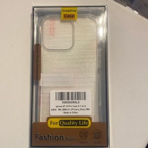 iPhone 13 Pro 6.1 inch clear phone case